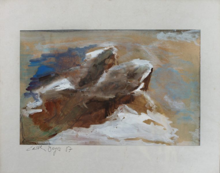Landschaft, Deckfarben, 1987