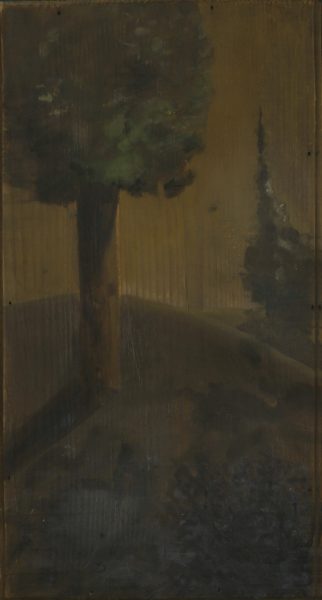 Morgenlicht, Öl auf Holz